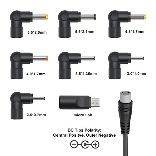 image for Belker 5V 2A-2.1A-2.4A Multi Tip Switching Replacement Power Adapter W