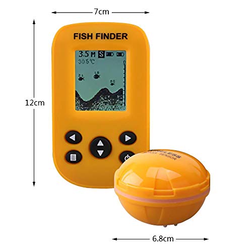 YOUNGFLY Wireless Fish Finder Sonar Probe Detector with Dot Matrix 100m/328ft