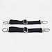 2-pc Adjustable Elastic Motorcycle Biker Elastic Boot Straps Pant Clips Stirrups Jod Clips