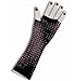 1980's Cindy Lauper Costume Accessory Long Fishnet Gloves - Black