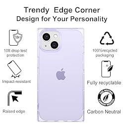 LoeoeL for iPhone 15 Clear Case Rectangle