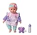 My Sweet Baby Interactive Blue Eyed Doll with Butterfly Design Dress, Baby Bottle and Butterfly Toy