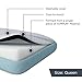 Tempur-Pedic Memory Foam TEMPUR-Adapt ProHi + Cooling-Queen Pillow, white