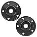 TRQ Front Wheel Hub Bearings Assembly Set Compatible with 2001-2009 Volvo S60 1999-2006 S80 2001-2007 V70 2003-2007 XC70