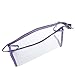 DZT1968(TM)Waterproof CLear Hand Pouch Bag With Zipper For Cosmetic Wash Versatile Storage (Purple)