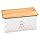 KESPER 19880-Cestino per Pane in Legno e plastica, Colore: Bianco, Dimensioni: 31 x 23,5 x 8,5 cm