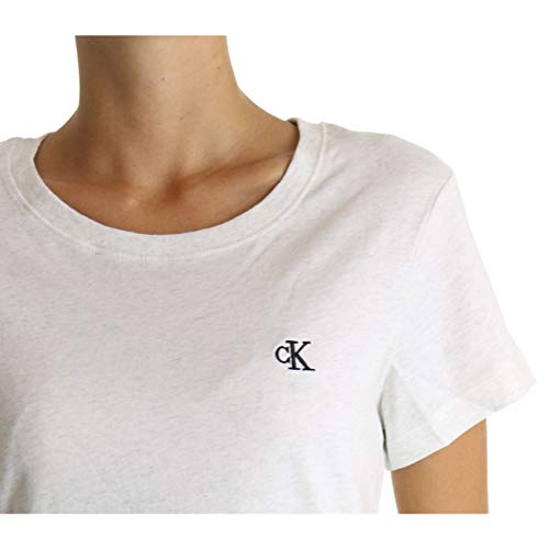 Calvin-Klein-Jeans-Damen-Ck-Embroidery-Slim-Tee-Hemd