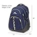 High Sierra Access 2.0 Laptop Backpack, True Navy/Mercury, One Size Dark Blue