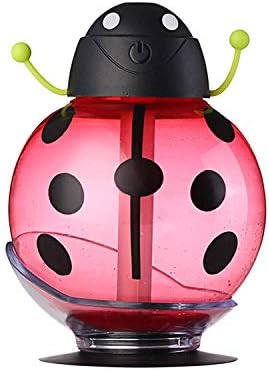 Pretty-Secy-Toys Mini USB Car Air Humidifier Ultrasonic Beetles Humidifier Bottle Lights Household Diffuser for Home and Office Blue,Yellow,USB
