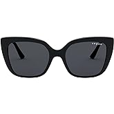 Vogue Eyewear Woman Sunglasses Dark Havana Frame, Brown Gradient Lenses, 53MM