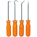 4pc Mini Precision Pick Hook Set O Ring Seal Gasket Puller Remover Scribe Probe