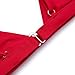 Jaci.Vela Women's Fashion Bikini Set Solid Color Two Piece Swimsuit,US4-6=Tag Size M,Red