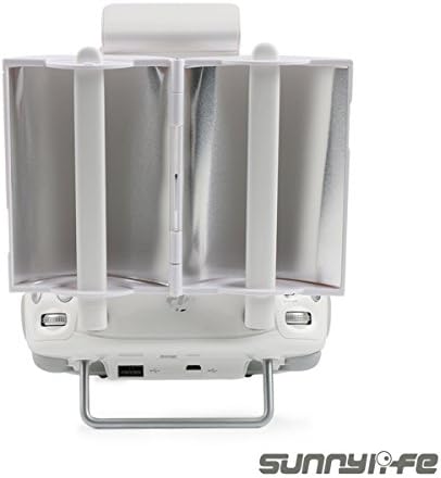SunnyLIFE Foldable Parabolic Antenna Signal Booster Broad Extended Range for DJI Phantom 4 Phantom 3 Advanced Inspire 1(Silver) by JIELIOU
