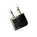 WELOYA Golden Plated Airline Airplane Flight Adapter (Pack 0f 4)