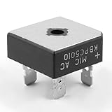 uxcell Metal Case Resin KBPC5010 Single Phase Bridge Rectifier 1000V 50A