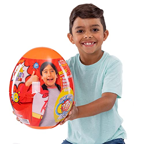 RYAN'S WORLD Giant Mystery Egg Series 8; Giant Egg is Filled with