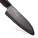 Kyocera Advanced Ceramic Revolution Series 5-1/2-inch Santoku Knife, Black Blade