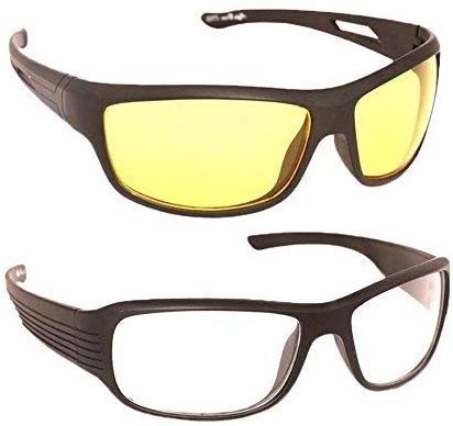 S.M Enterprises Protection Unisex Sunglasses Eye wear Unisex Sunglass (Transparent Lens)
