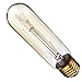 Vintage Edison Bulbs with Steeple Hairpin Filament, 40W Dimmable E26/E27 T30 Tubular Antique Light, Golden Finish Industrial Design Amber Warm 120V [6 Pack]