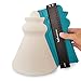 Momenturn Ezgauge Master Angle Gauge -Super Contour Adjustable Molding Tracer Tool For Cutting Odd Shapes -Instant Template Quickgauge For Curved Trim, Laminate Floor Outline, Tiles, Woodworking Jig