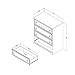 South Shore Savannah 4-Drawer Chest Chocolate, Coastal