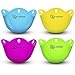Food grade high temperature multi-function durable silicone egg poacher cup, suitable for food, microwave, oven, 4 different colors (white)