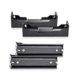 18650 Battery Holder, 1-Slot 3.7V 18650 Battery Storage Box Case with 2-Pin Connector [4-Pack]