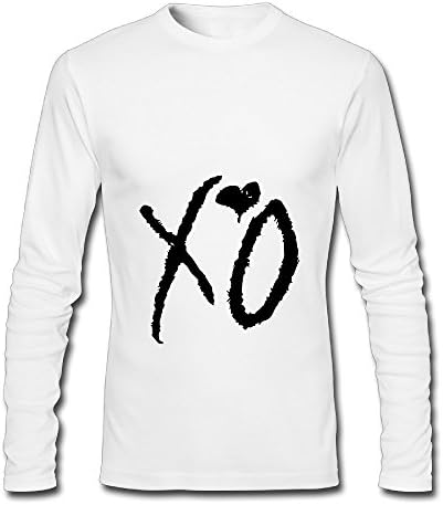 The Weeknd Starboy Tour 2017 XO Logo Long Sleeve T-Shirts For Men White