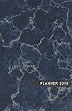 Planner 2019: Blue Marble Cover Design - Monthly and Weekly Diary for 2019 (Dec 2018 included) with by Rainbow Notebooks