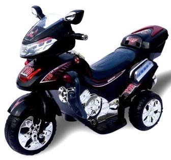 Kinder Elektroauto Motorrad C031 Elektro Kindermotorrad Kinderfahrzeug (schwarz)