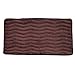 Lavish Home Memory Foam 24 by 60-Inch Bath Mat, Chocolate, X-Long