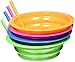 Arrow Plastic Sip-A-Bowl 22 oz, Assorted Colors - Pack of 4