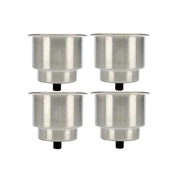 Amarine-made-4pcs-Stainless-Steel-Cup-Drink-Holder-with-Drain-Marine-Boat-Rv-Camper Amarine-made-4pcs-Stainless-Steel-Cup-Drink-Holder-with-Drain-Marine-Boat-Rv-Camper