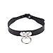 Genuine Leather Choker Necklace Vintage Punk Style Neck Ring Adult's Goth Neck Collar (Style1)