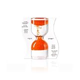 Paradox Tea Timer with Reverse Granulate Flow Orange