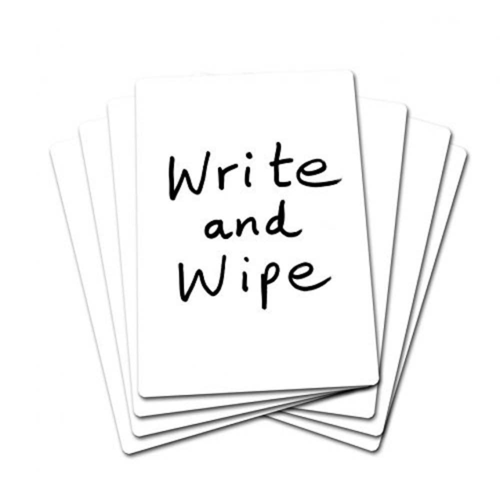 SG Education Plain A430 Write and Wipe Plain Board, A4 Size, Pack of 30