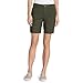 Eddie Bauer Women's Adventurer Stretch Ripstop Cargo Shorts - Slightly Curvy, S,10,Sprig (Green)