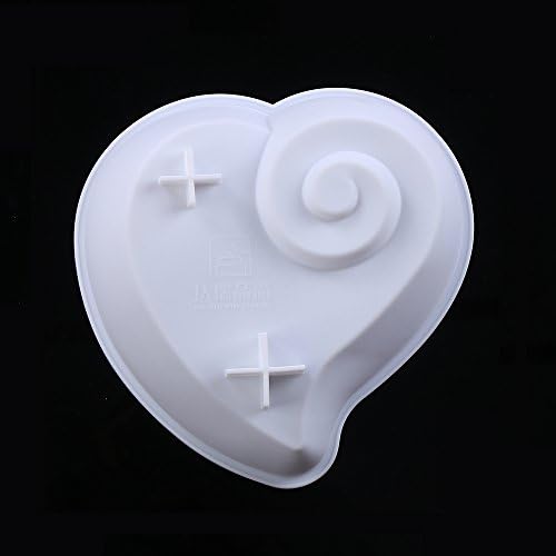 Kitamp 1pcs heart design Silicone Mousse Cake Mold for Valentine Mousse Cake Brownie Custard Decoration Tools