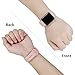 DaQin Bands Compatible with A pp le Watch Band 38mm 40mm, Soft Silicone Sport Replacement Wristbands Strap for A pp le Watch Series 4, Series 3/2/1, Pink, S/M