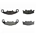 Volar Front & Rear Brake Pads for 1988-2007 Kawasaki Ninja 250R EX250