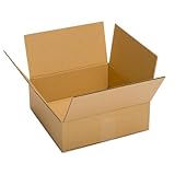 Pratt PRA0069 100% Recycled Corrugated Cardboard Box, 13" Length x 10" Width x 4" Height (Pack of 25) (Misc.)