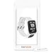 kwmobile Strap Compatible with TomTom Adventurer/Runner 3/Spark 3/Golfer 2 Strap - Replacement Silicone Watch Band - White