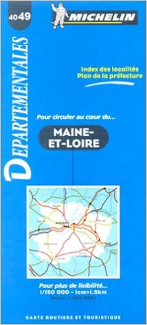 Amazon Fr Carte Routiere Maine Et Loire 4049 1 Carte Michelin Livres