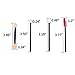 Amariver Disposable Makeup Brushes Set, Disposable Mascara Eyelash Brushes, Eyeliner Brushes, Lip Brushes and Dual Sided Eyeshadow Makeup Brushes Applicator, 200 Pcs in Total, Each for 50 Pack