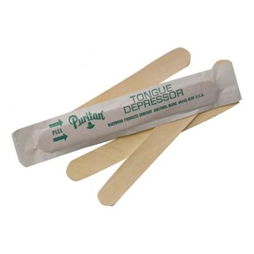 Puritan Adult Tongue Depressors - Non-Sterile Bulk 500/Box - H32704