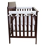 Trend Lab Waterproof CribWrap Rail Cover - For Narrow Side Crib Rails Made to Fit Rails up to 8