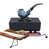 Naimo Durable Tobacco Pipe Filter Pipe Cleaners Pipe Scraper Metal Balls Cork Knockers Set