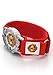 Timermall Manchester United FC Red Fabric Strap Analogue Sport Watch