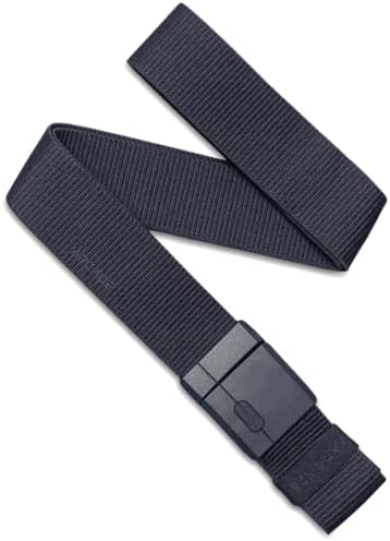 Neff Reversible Canvas Web Belt Geometric Lines Slide Buckle for