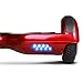 mAuto Hover Scooter Board,Two Wheel Self Balancing Intelligent Personal Battery Powered w/ LED Lights (Red)